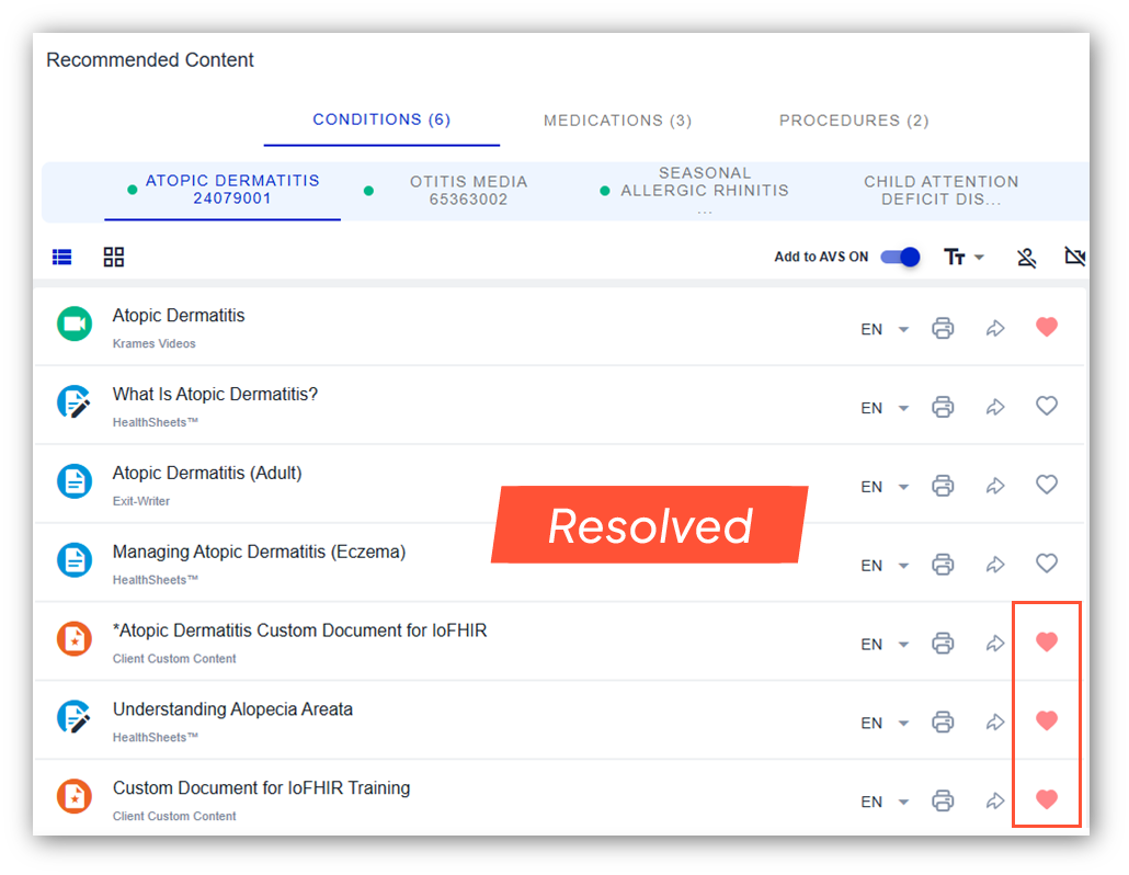 Sort by Favorites fixed