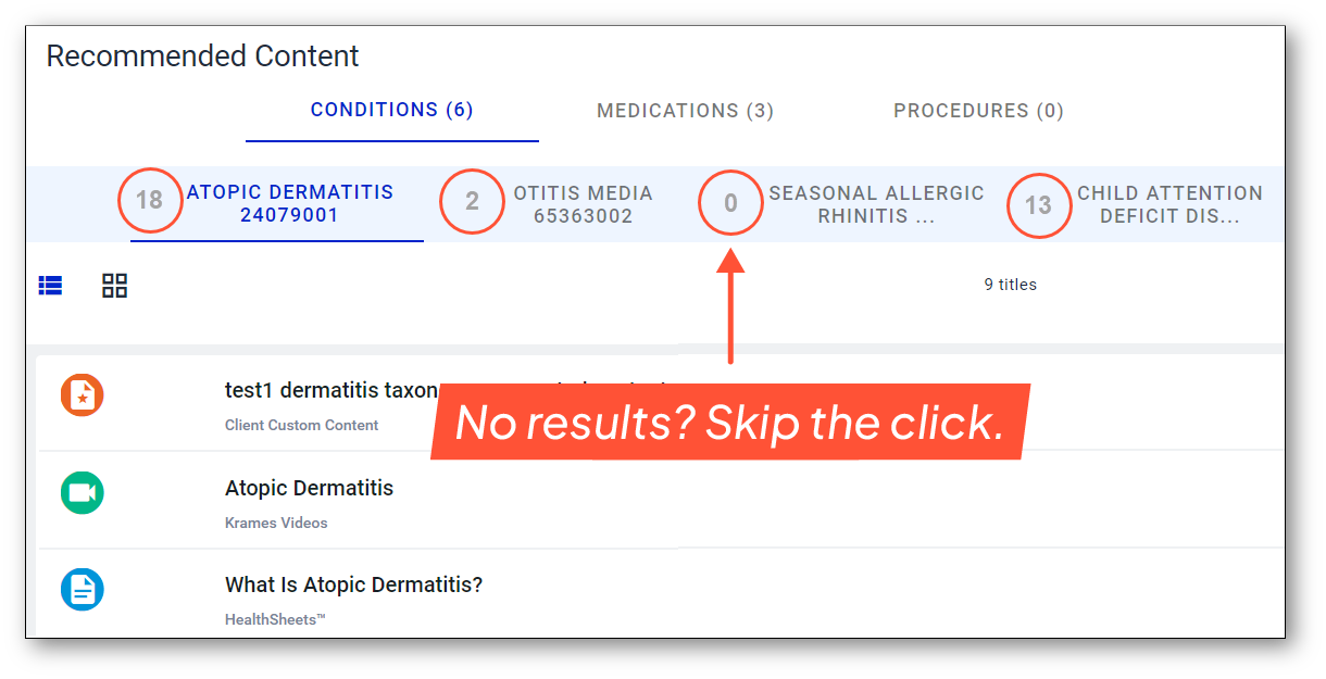 Sub-tab counts in FHIR