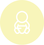 Prenatal and newborn health icon